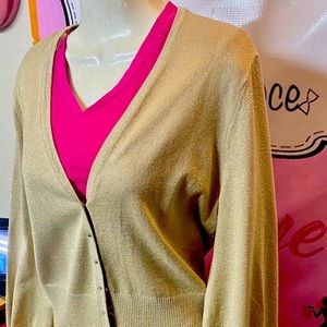 “ Thalia Sodi “ NEW ! Golden Sweater “L”